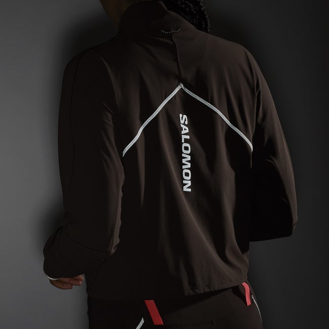 Salomon Sense Aero Hybrid Cropped - Prenda intermedia de media cremallera para mujer Rebajas online
