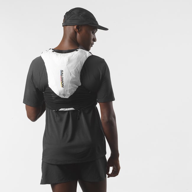 Salomon Adv Skin 5 Race Flag - Chaleco de running unisex con bidones incluidos Promoción trimestral