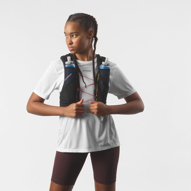 Salomon Adv Skin 5 Race Flag - Chaleco de running unisex con bidones incluidos Promoción trimestral