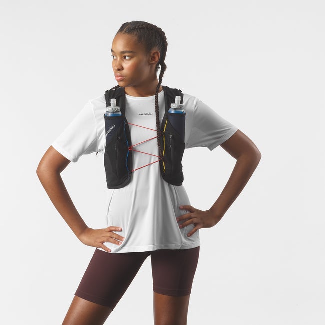 Salomon Adv Skin 12 Race Flag - Chaleco de running unisex con bidones incluidos Superdescuento