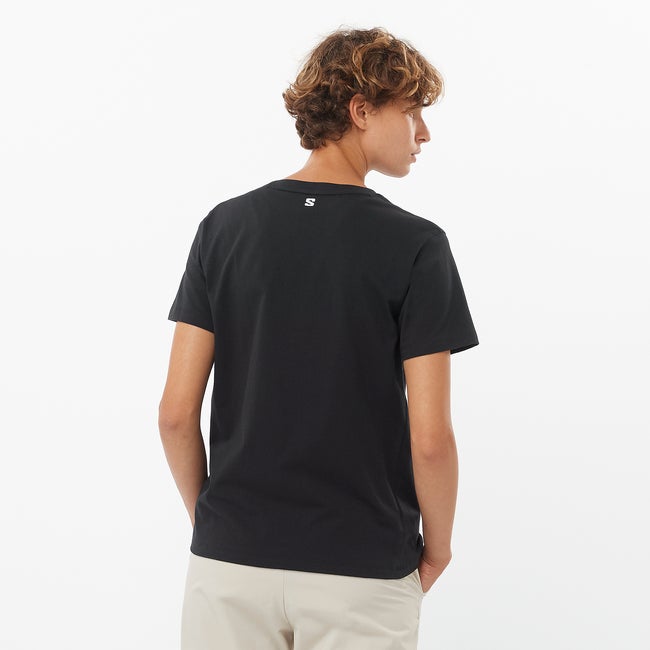 Salomon Logo - Camiseta de manga corta para mujer Ofertas de temporada