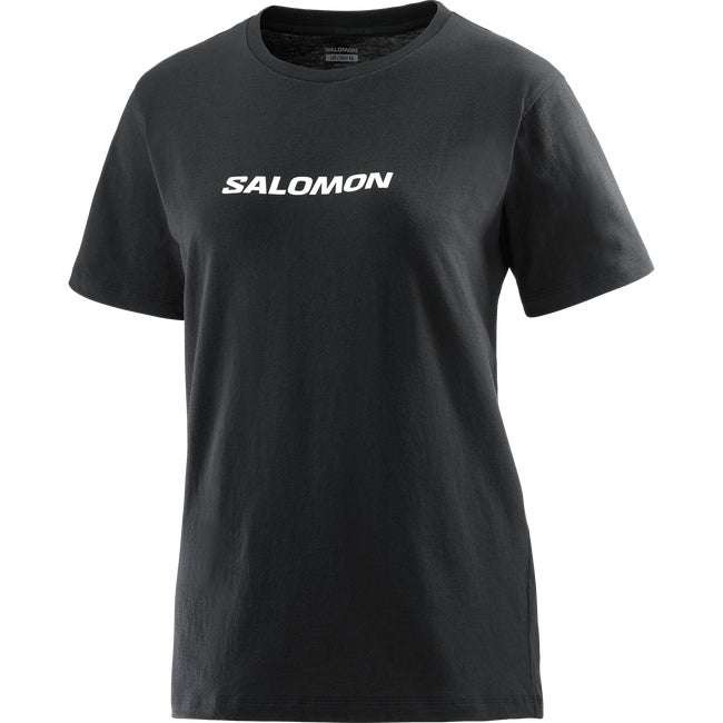 Salomon Logo - Camiseta de manga corta para mujer Ofertas de temporada