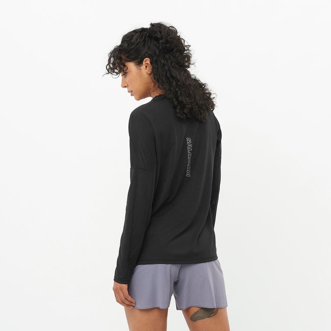 Salomon Sense Aero Graphic - Camiseta de manga larga para mujer Rebajas de fin de temporada