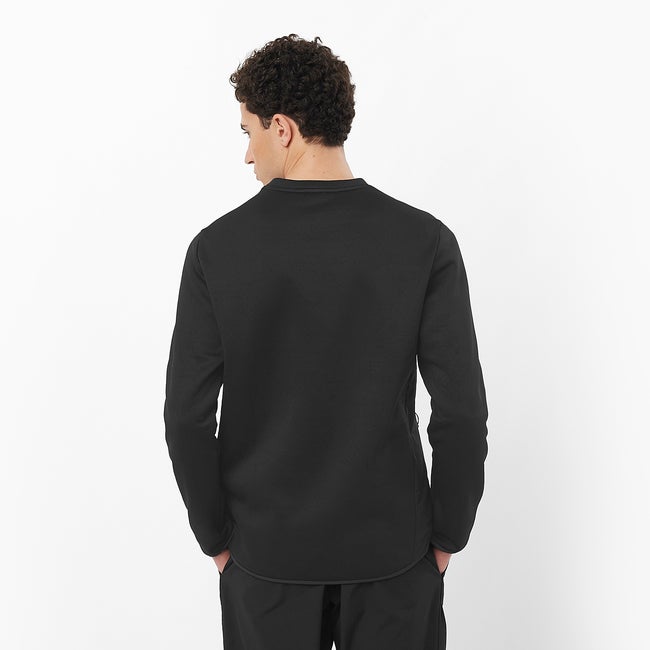 Salomon Outline Warm Hybrid - Sudadera de cuello caja para hombre Rebajas online