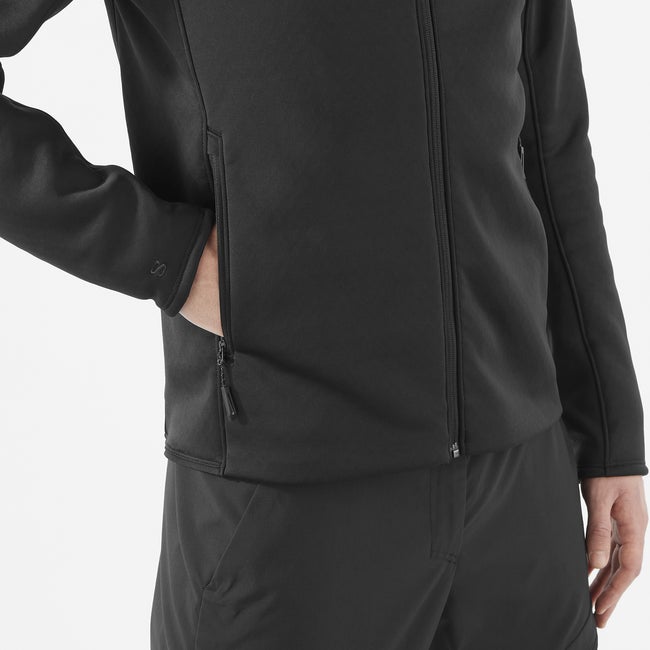 Salomon Outline Warm - Chaqueta intermedia de cremallera completa para hombre Envío gratis