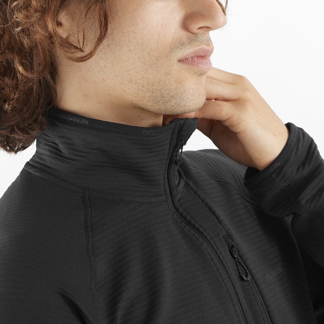 Salomon Essential Lightwarm - Capa intermedia de media cremallera para hombre Envío gratis