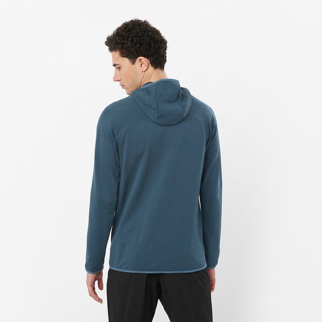 Salomon Essential Lightwarm - Chaqueta intermedia con capucha para hombre ÚLTIMAS EDICIONES