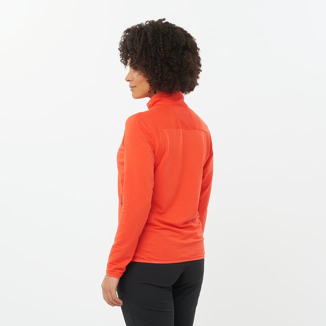 Salomon Essential Lightwarm - Chaqueta intermedia de cremallera completa para mujer Los más vendidos
