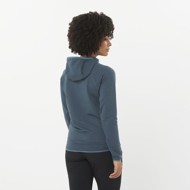 Salomon Essential Lightwarm - Chaqueta intermedia con capucha para mujer Ventas relámpago