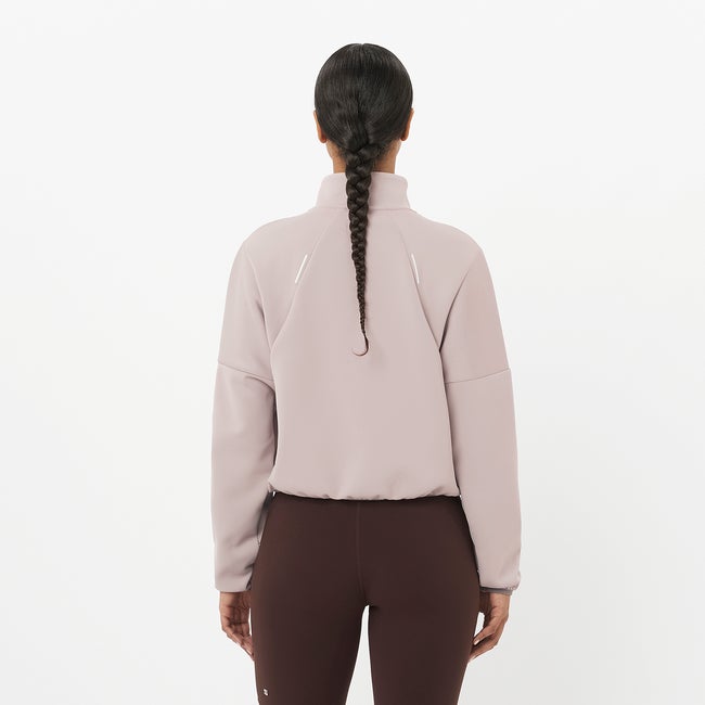 Salomon Shakeout - Prenda intermedia de media cremallera para mujer Descuento