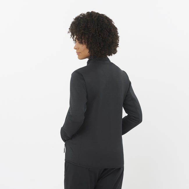 Salomon Outline Warm - Chaqueta intermedia de cremallera completa para mujer Liquidación