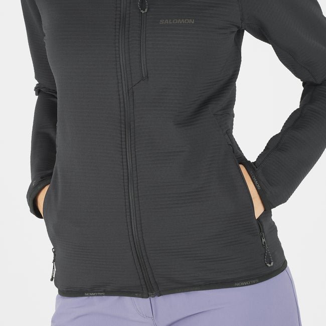 Salomon Essential Lightwarm - Chaqueta intermedia de cremallera completa para mujer Rebajas online