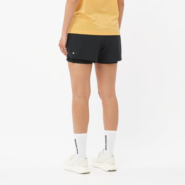 Salomon Shakeout Core 2in1 4" - Pantalón corto para mujer Rebajas baratas