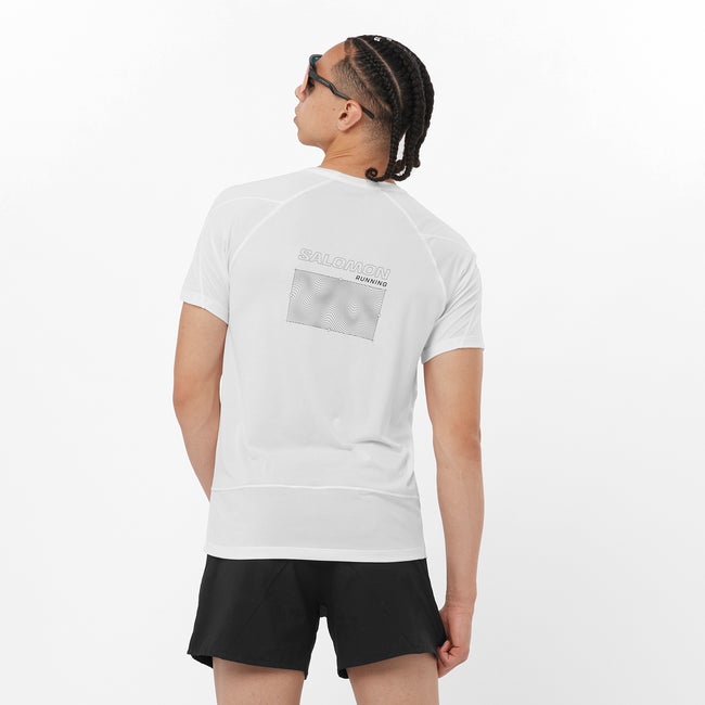 Salomon Cross Run Graphic - Camiseta de manga corta para hombre Últimos 2 días