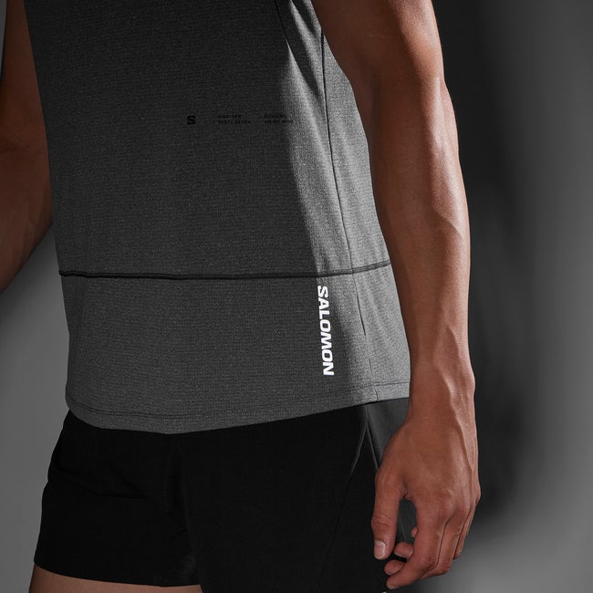Salomon Cross Run Graphic - Camiseta sin mangas para hombre Último día