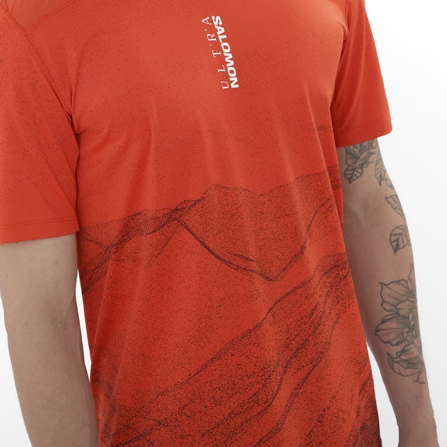 Salomon S/Lab Salomon Ultra Print - Camiseta de manga corta para hombre Solo hoy