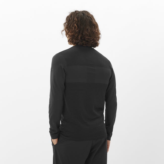 Salomon Essential Wool - Prenda interior de manga larga para hombre Promoción trimestral