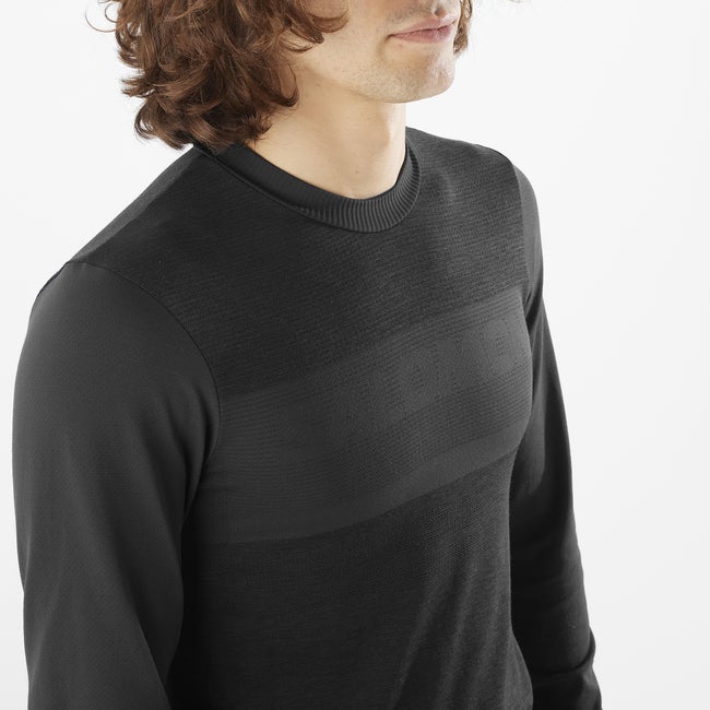 Salomon Essential Wool - Prenda interior de manga larga para hombre Promoción trimestral