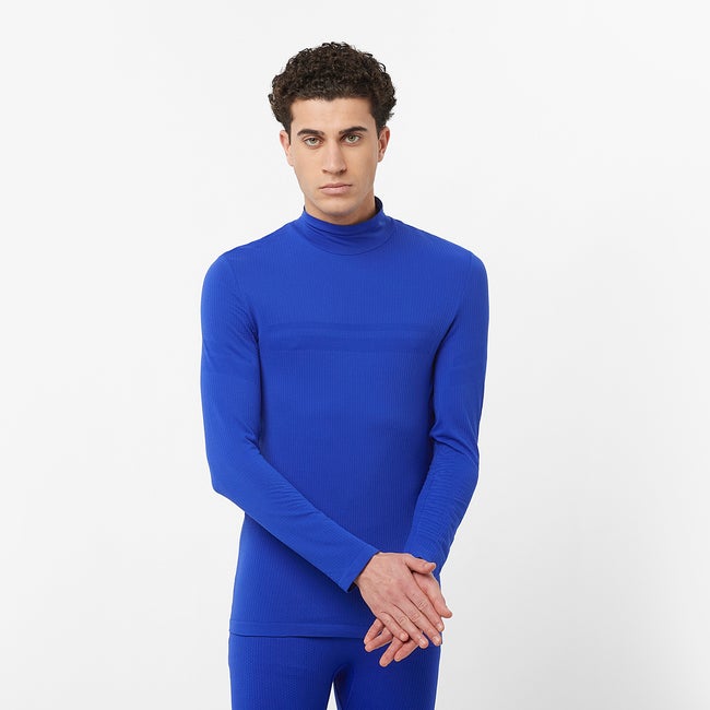 Salomon Essential Seamless - Prenda interior de manga larga para hombre