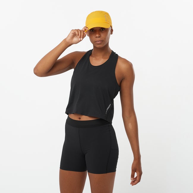 Salomon Sense Aero Cropped - Camiseta sin mangas para mujer