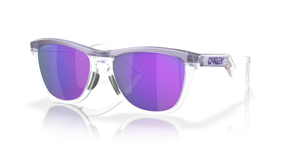Oakley Gafas de sol Frogskins™ Hybrid en Prizm Violet Matte Lilac/Prizm Clear Ventas relámpago