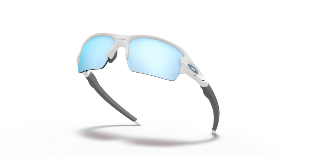 Oakley Gafas de sol Flak® XS (Youth Fit) en Prizm Deep Water Polarized Polished White Última moda