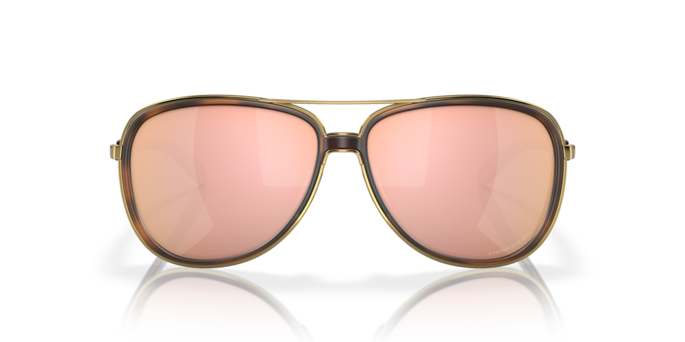 Oakley Gafas de sol Split Time en Prizm Rose Gold Polarized Brown Tortoise Los más vendidos