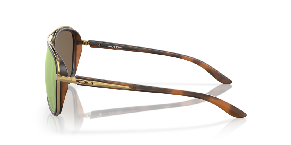 Oakley Gafas de sol Split Time en Prizm Rose Gold Polarized Brown Tortoise Los más vendidos